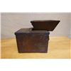 Image 6 : Wooden Japanese Temple Offering Box Collection Chest w/ Maker's Mark 12.5" x 13.5"