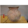 Image 2 : Thai Ban Chiang Culture Pottery Vessel w/ Stand 10" Dia, 16"H (cracked)