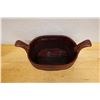 Image 2 : Chinese Wooden Dry Goods Storage Bucket w/ Handles 14" x 10" x 8"H (w/o handles)