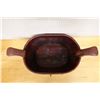 Image 3 : Chinese Wooden Dry Goods Storage Bucket w/ Handles 14" x 10" x 8"H (w/o handles)