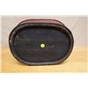 Image 8 : Chinese Wooden Dry Goods Storage Bucket w/ Handles 14" x 10" x 8"H (w/o handles)