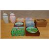Image 1 : Haitian Wooden Hand-Painted Box, 8 Trinket Boxes & 2 Duck Jars, Misc Sizes