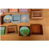 Image 6 : Haitian Wooden Hand-Painted Box, 8 Trinket Boxes & 2 Duck Jars, Misc Sizes