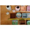 Image 7 : Haitian Wooden Hand-Painted Box, 8 Trinket Boxes & 2 Duck Jars, Misc Sizes