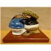 Image 1 : Baile (Dancing Couple) Ceramic Sculpture on Stand by Rodo Padilla 9.5" x 6.5" x 7"H