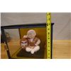 Image 10 : Japanese Boy Figurine w/ Daruma  in Glass Case 14" x 9" x 12.5"H