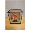 Image 2 : Japanese Noh Theater Doll  in Glass Case 14.5" x 11" x 16"H