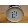 Image 8 : Chinese Blue & White Porcelain Pot w/ Spout & Lid 7.5" Dia, 8.5"H (chipped)