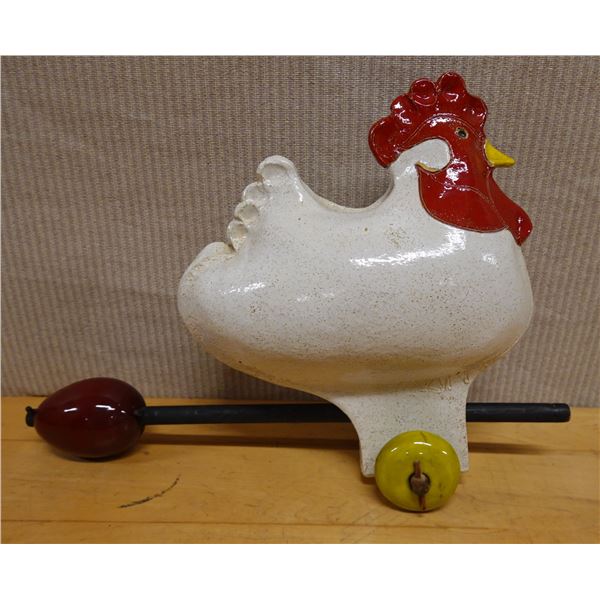 Chicken w/ Egg Ceramic Bank 12" x 13.5"