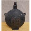 Image 1 : Vintage Chinese Flask or Canteen w/ Stopper 8" x 4" x 12.5"H