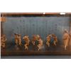 Image 5 : Qty 2 Japanese Festival Procession Bamboo Awa Dancers Dioramas 11.5" x 4" x 6.5"H
