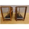 Image 6 : Qty 2 Japanese Festival Procession Bamboo Awa Dancers Dioramas 11.5" x 4" x 6.5"H