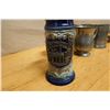 Image 7 : Qty 8 Metal Vessels: Stein, Mugs, Pan, etc Misc Sizes