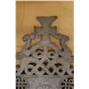 Image 6 : Ethiopian Metal Processional Cross w/ Engraved Jesus 14.5" x 22"