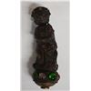Image 1 : Indonesian Keris Hilt Handle w/ Semi-Precious Stones 1.75" Dia, 5.5"L