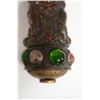 Image 3 : Indonesian Keris Hilt Handle w/ Semi-Precious Stones 1.75" Dia, 5.5"L