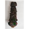 Image 5 : Indonesian Keris Hilt Handle w/ Semi-Precious Stones 1.75" Dia, 5.5"L