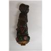 Image 7 : Indonesian Keris Hilt Handle w/ Semi-Precious Stones 1.75" Dia, 5.5"L