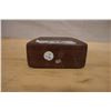 Image 6 : Indonesian Hardwood Box w/ Seated Man on Lid & Handles 6" x 2.5" x 7"H