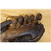 Image 11 : Indonesian Carved Tribal Horn 18" x 13" x 3"