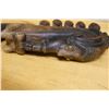 Image 12 : Indonesian Carved Tribal Horn 18" x 13" x 3"