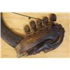 Image 13 : Indonesian Carved Tribal Horn 18" x 13" x 3"