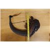 Image 16 : Indonesian Carved Tribal Horn 18" x 13" x 3"
