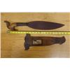 Image 8 : Indonesian Metal Sword in Sheath 20"L