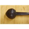 Image 2 : Fijian Wooden Throwing Club Circa 19th Century 3" Dia, 16"L