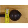 Image 9 : Fijian Wooden Throwing Club Circa 19th Century 3" Dia, 16"L