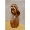 Image 3 : Carved Wooden Hawaiian Madonna Sculpture Circa 1950's 7" x 16"H
