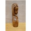 Image 4 : Carved Wooden Hawaiian Madonna Sculpture Circa 1950's 7" x 16"H