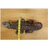Image 7 : Ceramic Crocodile Sculpture 6.5" x 16" x 4"H