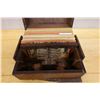 Image 3 : Vintage Stereoscope Viewer w/ Cards in Wooden Box 9" x 7" x 6"H
