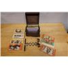 Image 4 : Vintage Stereoscope Viewer w/ Cards in Wooden Box 9" x 7" x 6"H