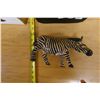 Image 15 : Qty 3 Figurines: Egyptian King Tut Bust, 3 Cat Welcome Statue & Zebra, Misc Sizes