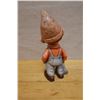 Image 4 : Smiling Ceramic Garden Gnome Figurine 4.5" x 13"H
