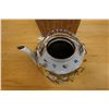 Image 3 : Chinese Tea Set w/ Porcelain Tea Pot & Woven Wicker Warming Basket, Misc Sizes (no lids)