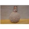 Image 12 : Qty 3 Pre-Columbian Pottery Vessels: Bowl, Flask & Animal Ewer, Misc Sizes (repaired)