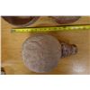 Image 21 : Qty 3 Pre-Columbian Pottery Vessels: Bowl, Flask & Animal Ewer, Misc Sizes (repaired)