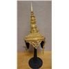Image 1 : Thai Dance Headdress on Stand 7" Dia, 18"H