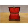 Image 3 : Chinese Rosewood Jewelry Box w/ Metal Handles 9" x 6.5" x 4.5"H