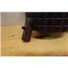 Image 4 : Round Container on 3 Legs w/ Hinged Lid 6.5" Dia, 4.5"H