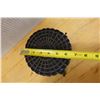 Image 7 : Round Container on 3 Legs w/ Hinged Lid 6.5" Dia, 4.5"H