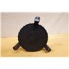 Image 9 : Round Container on 3 Legs w/ Hinged Lid 6.5" Dia, 4.5"H