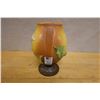 Image 4 : Roseville Pottery Vase from the Thornapple Line 7" Dia, 10"H