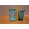 Image 12 : Qty 2 Weller Pottery Vases Misc Sizes