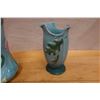 Image 6 : Qty 2 Weller Pottery Vases Misc Sizes