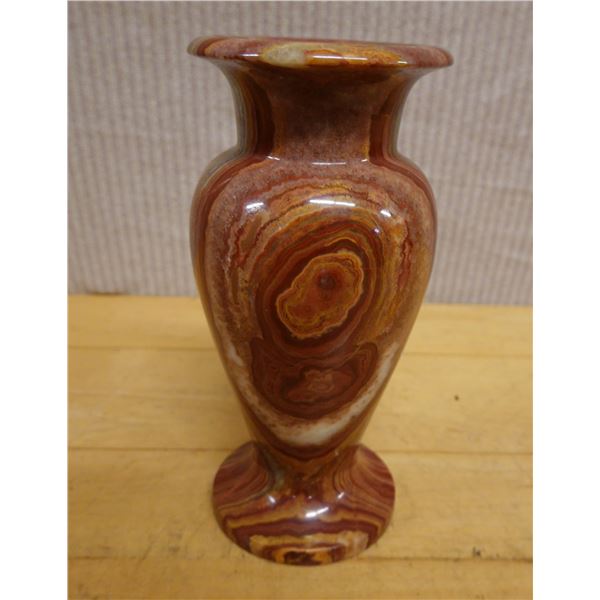 Marble Vase 3.5" Dia, 8"H