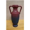 Image 1 : Van Briggle Yucca Leaf Pottery Vase w/ 2 Handles 6" x 13"H (chipped)
